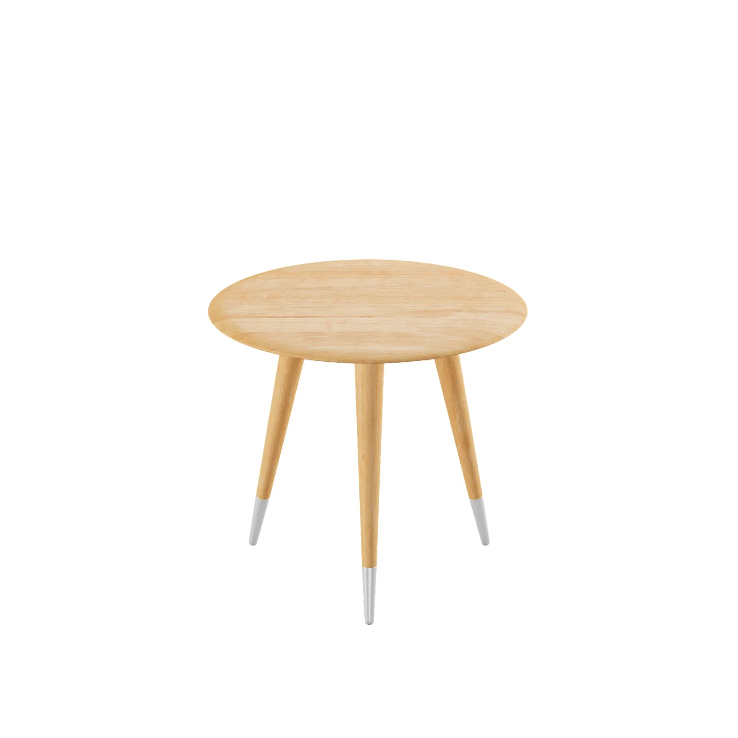 Naver Collection - AK 2510 Point Sidobord, Höjd 51 cm, Skiva i Oljad valnöt, Ben i samma trä, Med stålfot - Sidobord - Nissen & Gehl - Träfärgad - Trä