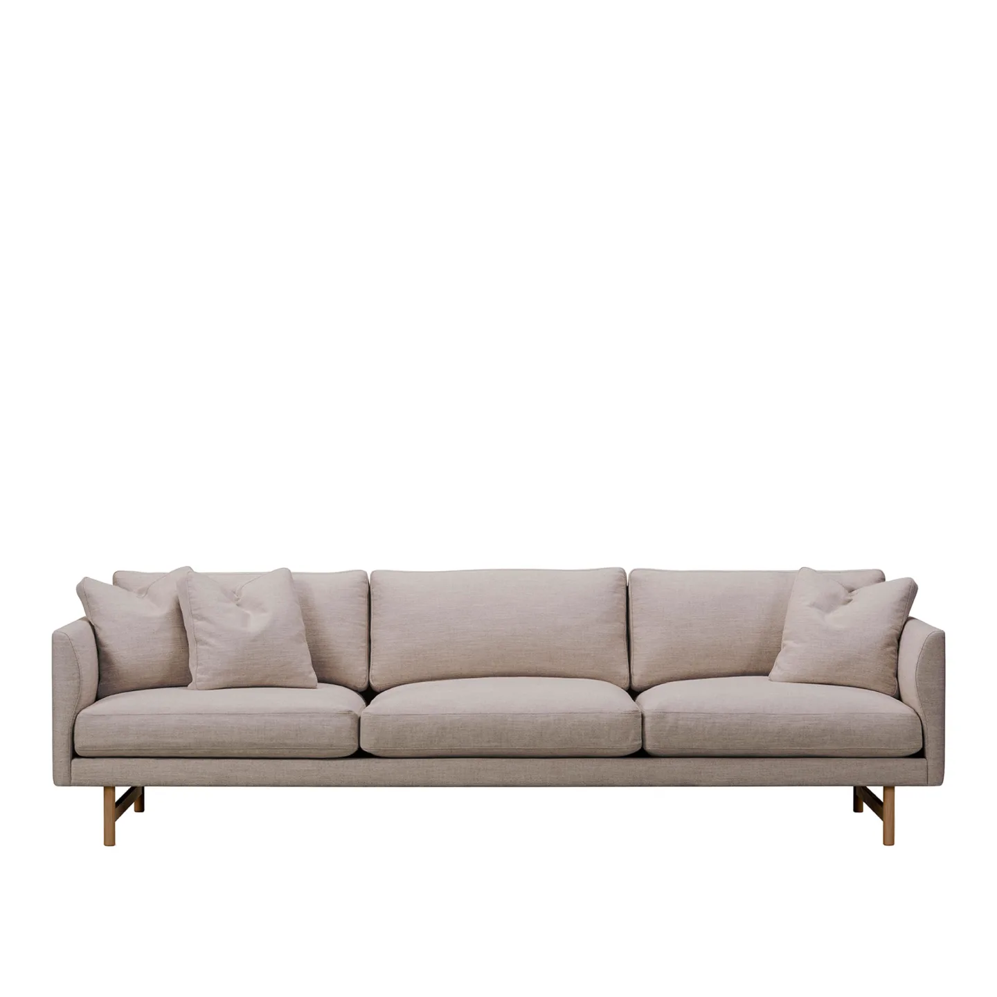 Fredericia Furniture - Calmo 3 Seater 80, Smoked Oak, Fabric Cat. 2 Ruskin 33 - Soffor - Hugo Passos
