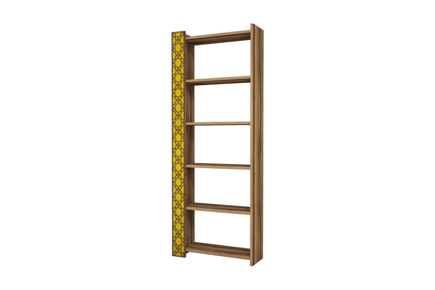 Hovdane Bokhylla 64 cm - Brun/Gul