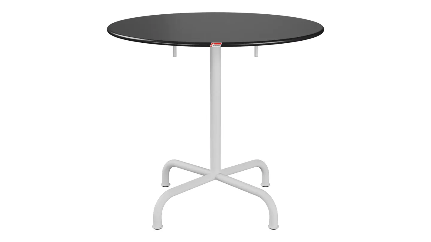 Schaffner Metall-Tisch Rigi Rund Grau | Schubiger Möbel