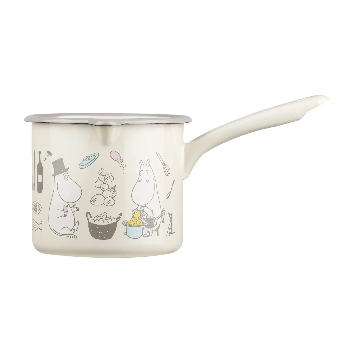Muurla Moomin Bon Appétit Topf 1,3 Liter Beige