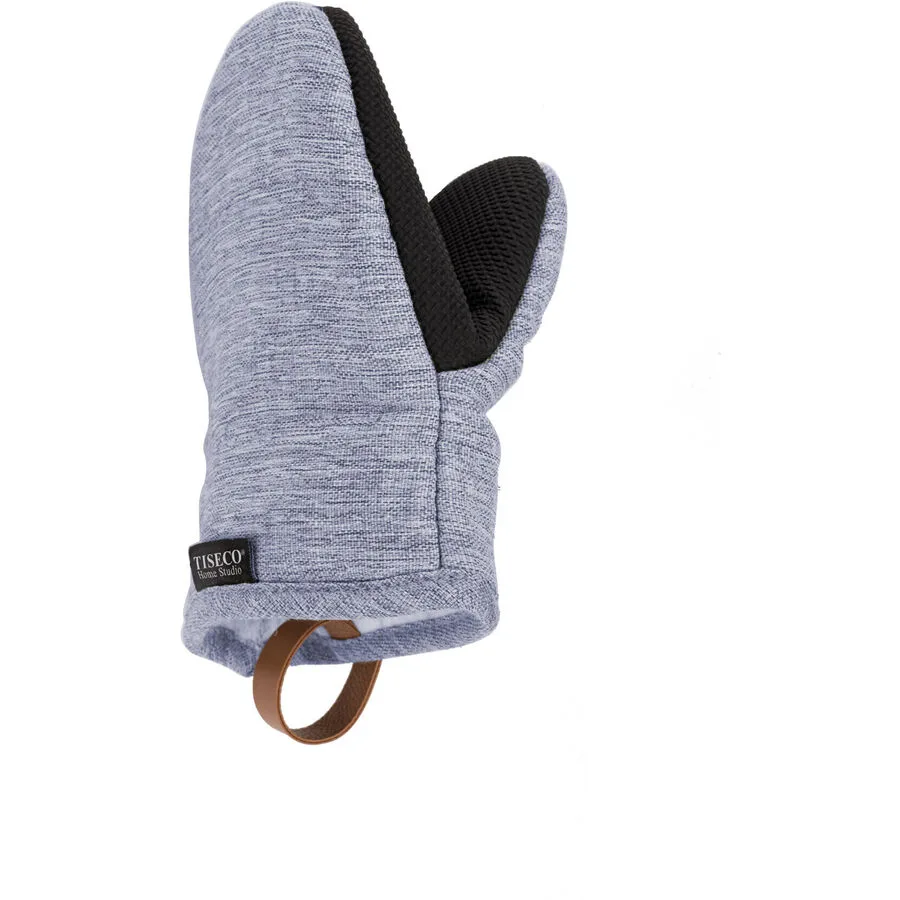 Ofenhandschuh Hercules Blau Leinen/Polyester 14 cm