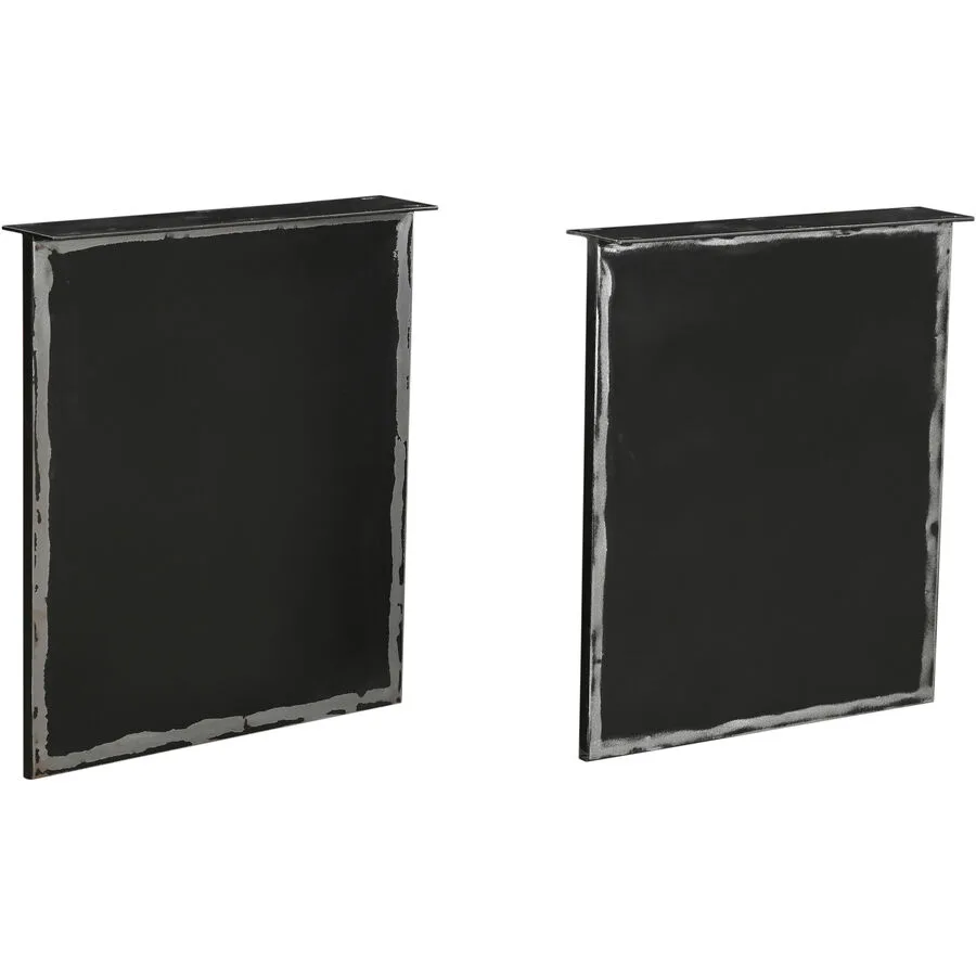 Tischgestell Parv Schwarz Metall 70 cm
