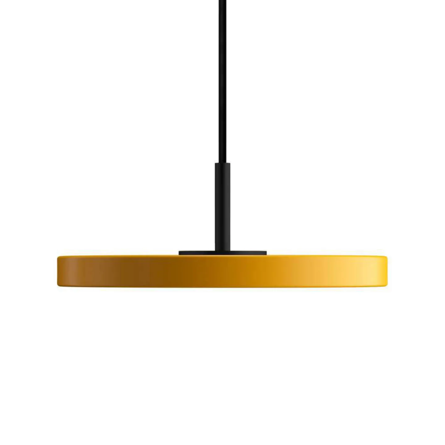 Asteria Pendelleuchte Micro Saffron Yellow/Black Top - UMAGE - Esszimmer - Metall