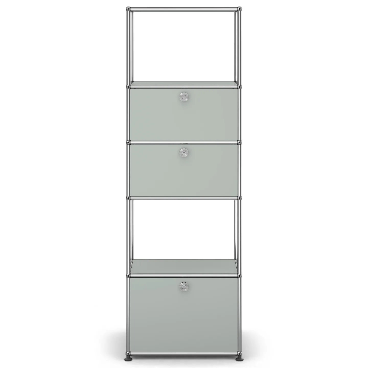 USM - USM Haller Shelf M52 Light Gray - Skåp och vitrinskåp - Fritz Haller & Paul Schärer - Grå - Metall