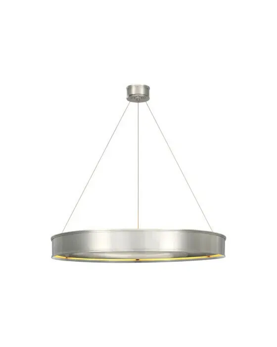 Connery 40" Ring Chandelier Polished Nickel