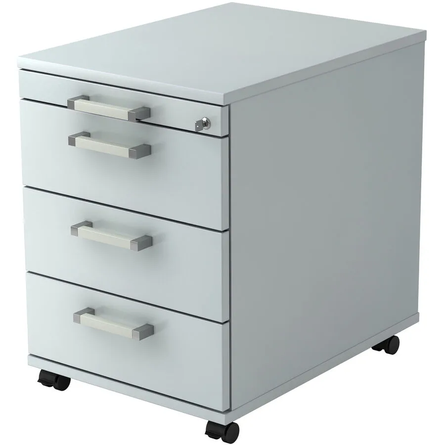 Rollcontainer Office grau Holzwerkstoff B 42.8 H 59 cm