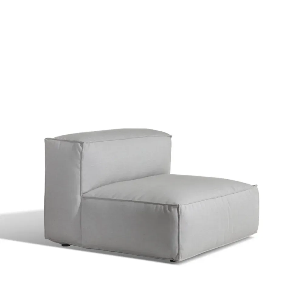 Skargaarden Asker modulsoffa Sunbrella Sling light grey, mittdel large