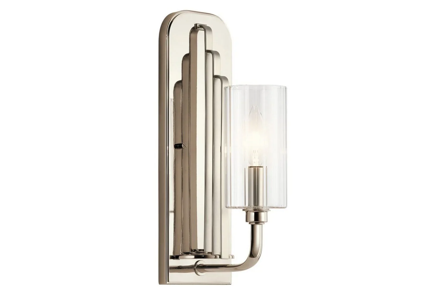 Elstead Lighting - Kimrose 35cm - Vägglampa - Nickel