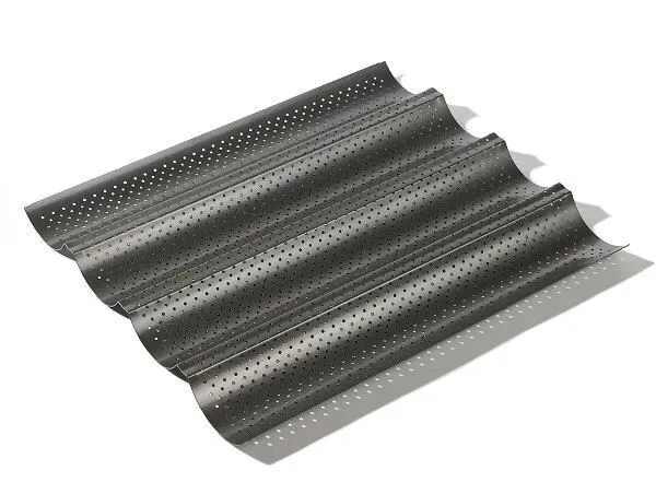 Funktion Funktion Baguetteform Nonstick für 4 Baguettes 32,5x38 cm Schwarz