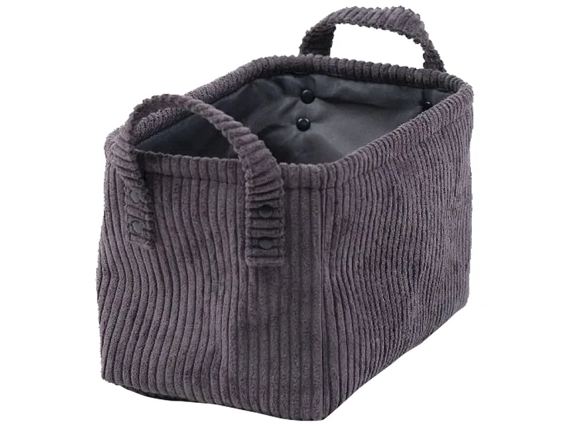 Aufbewahrungskorb FUSAIN anthrazit 25x35x22cm