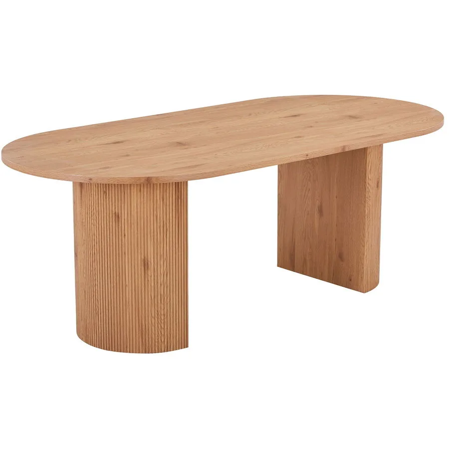 Esstisch Belaro nature MDF, Dekorpapier B 100 T 210 cm