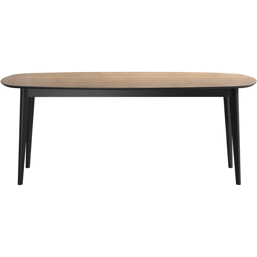 Esstisch Montecito schwarz Holzwerkstoff B 200 T 90 cm