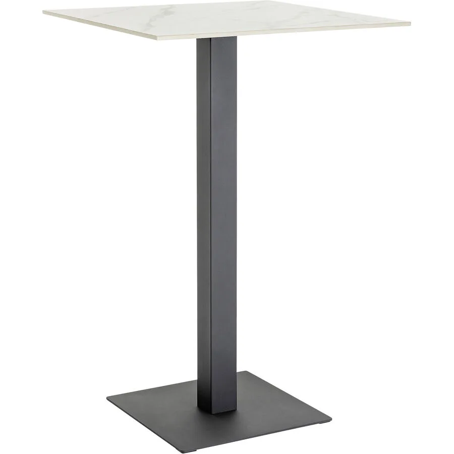 Bartisch Tamin Weiss/Schwarz Stein 70 cm