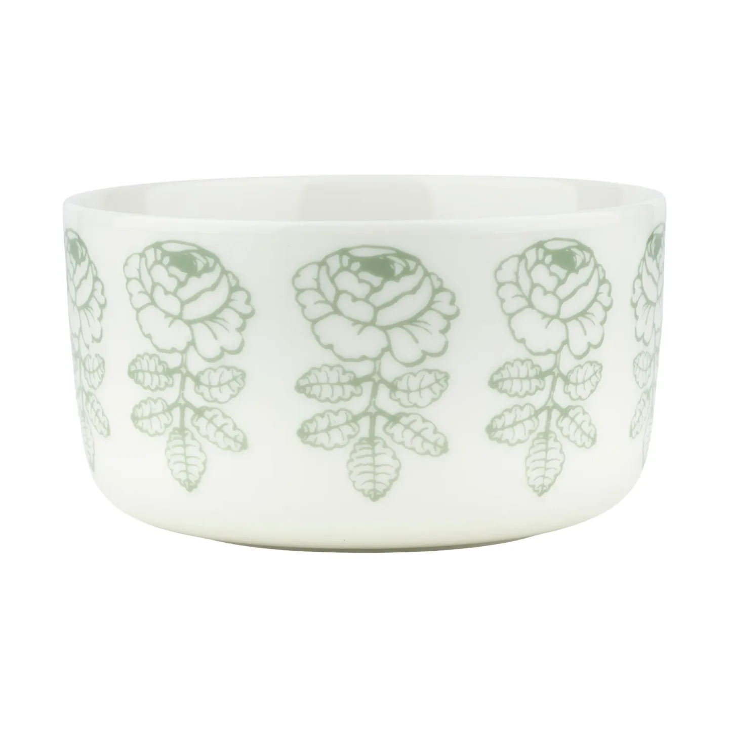 Marimekko Oiva Vihkiruusu Schale White, sage, 0,5 L