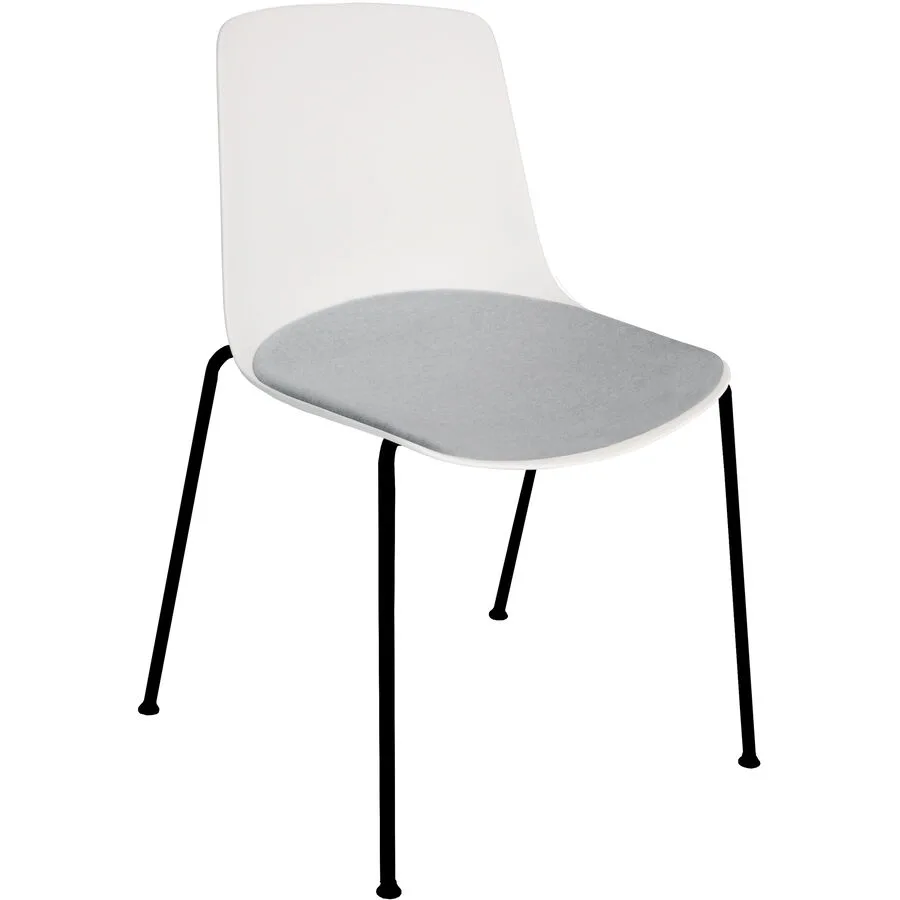 Bürostuhl Livio weiss Polypropylen H 88 cm