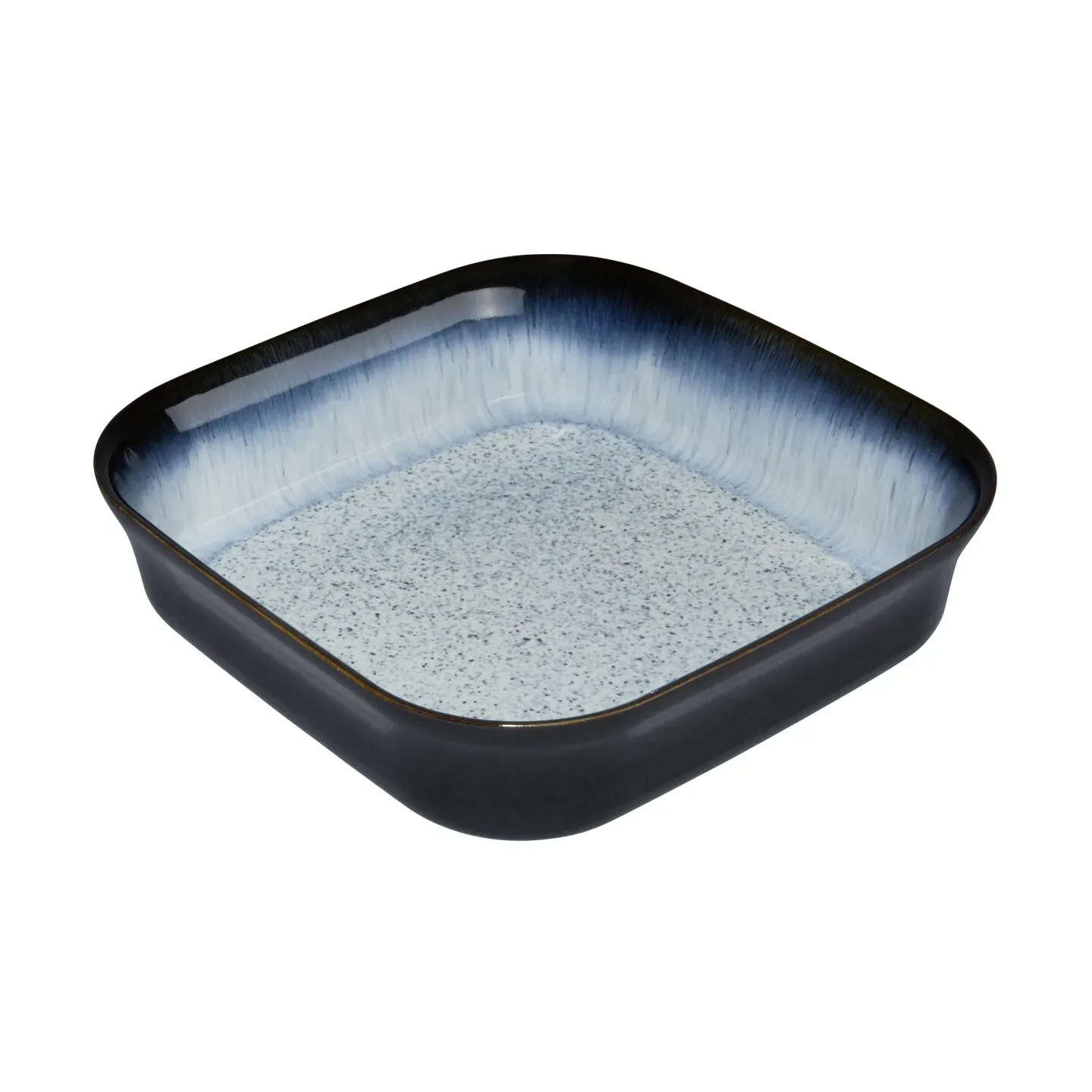 Denby Halo Auflaufform Schwarz-blau, quadratisch