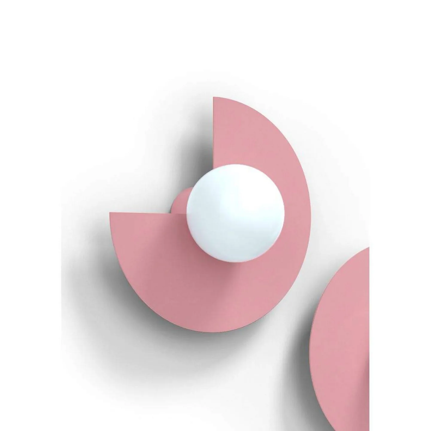 Candy Big Circle 270 S Wandleuchte, pink - Swedish Ninja - Wohnzimmer - Metall