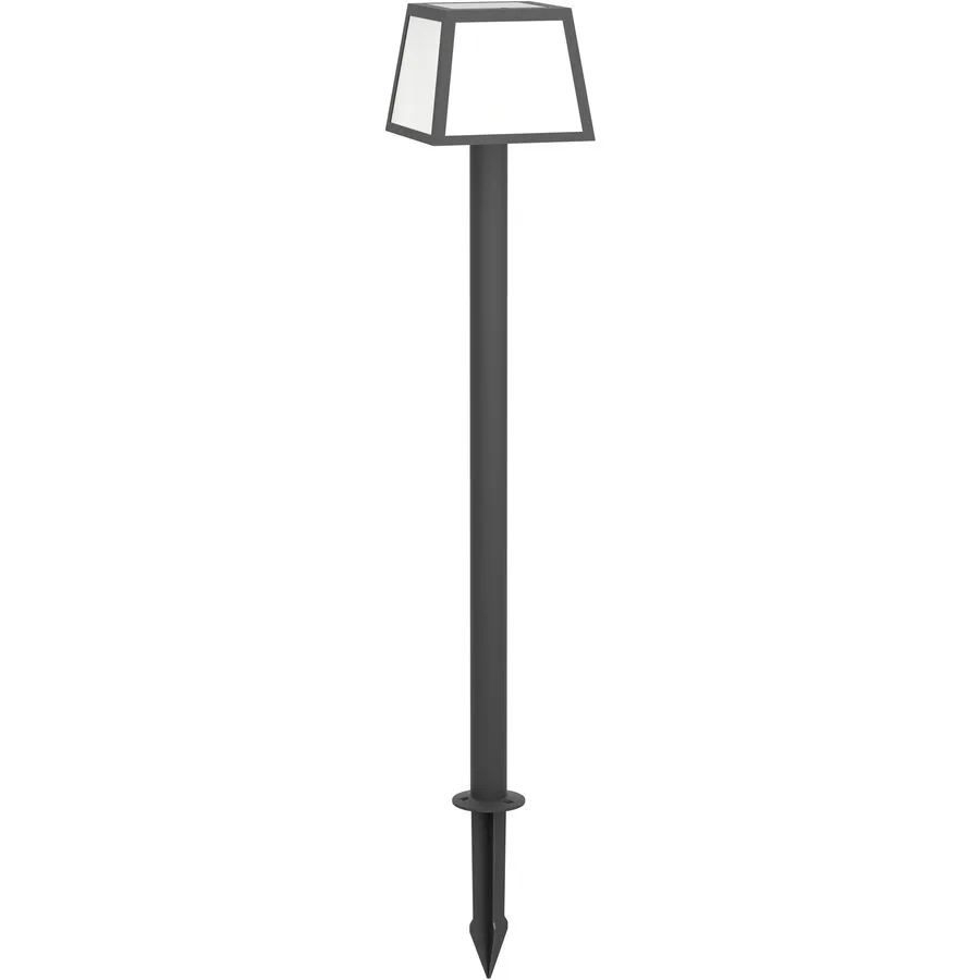 Eglo Solaraussenlampe Altilia Schwarz Kunststoff 15.5 cm 106 cm - Lichtfarbe: Warmweiss