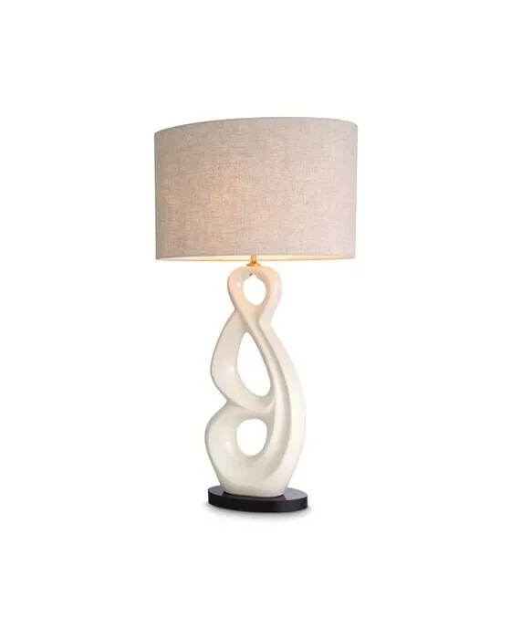 Macias Table Lamp White