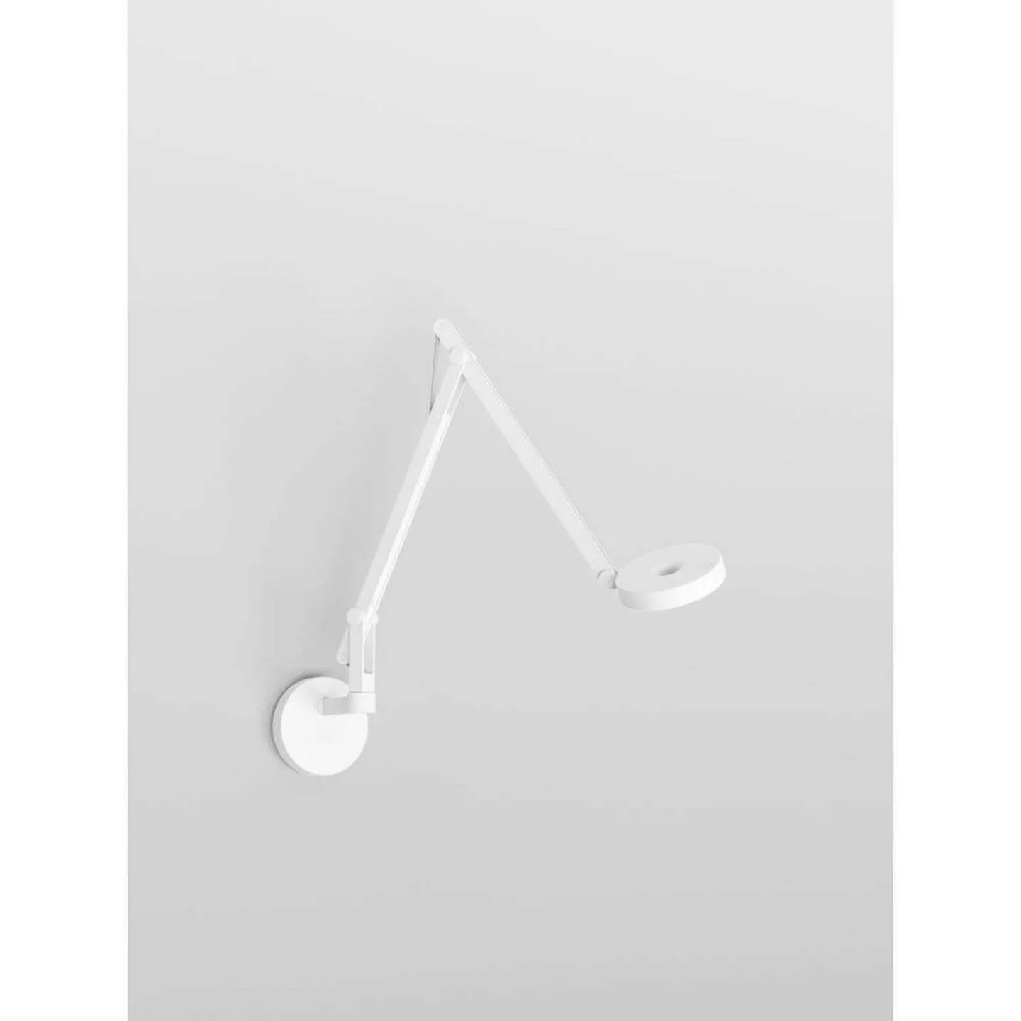String W2 Mini Wandlampe, DTW, matt/weiß/silber - Rotaliana - Wohnzimmer - Aluminium