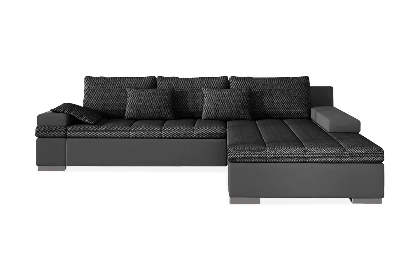 Naoma Divanbäddsoffa 310x175x83 cm - Grå