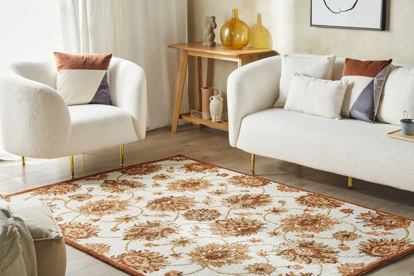 Ezine Ryamatta 200x200 cm - Beige