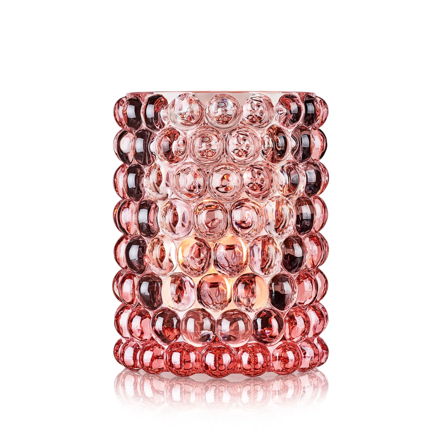 Skogsberg & Smart - Hurricane Lamp Boule Large Rosé - Ljuslyktor - Rosa
