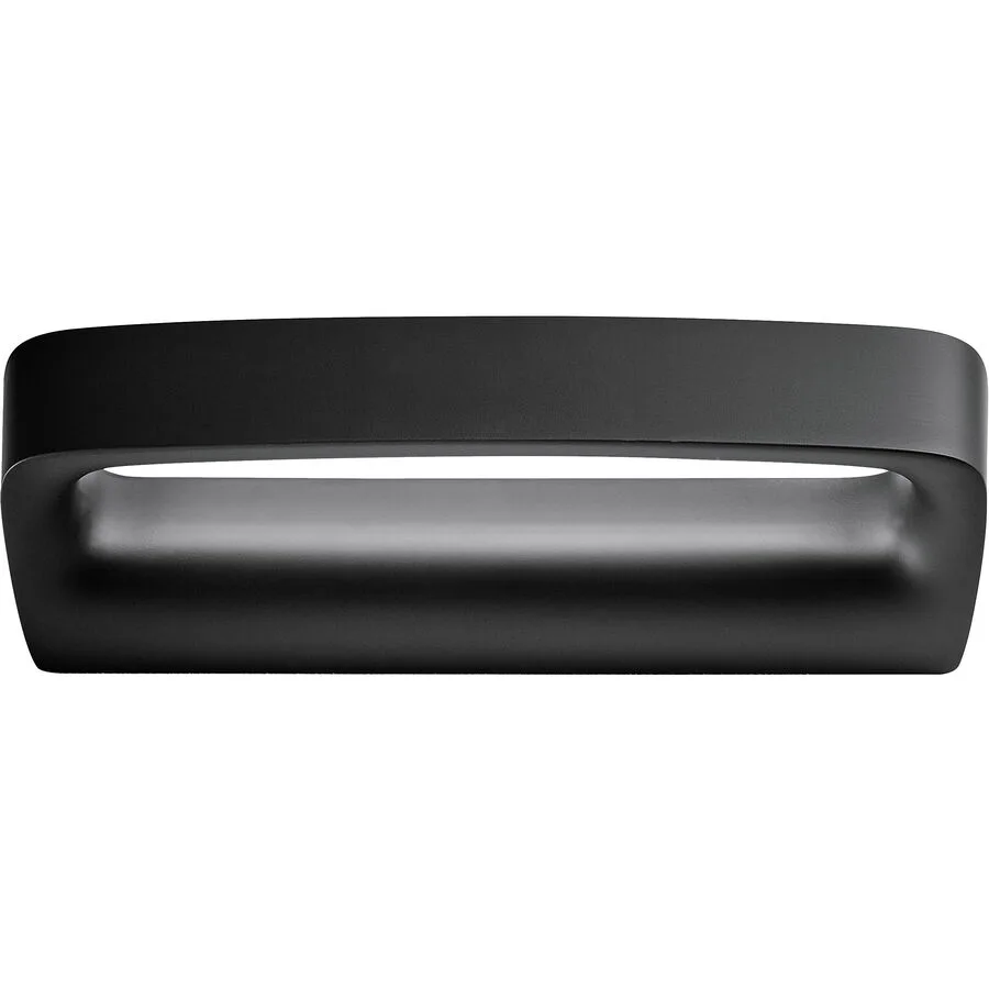 URBAN Wandlampe Aki Grau Aluminium 35.5 cm 5.5 cm - Farbe: anthrazit - LED - Lichtfarbe: Extra warmweiss - LED Energiesparlampen