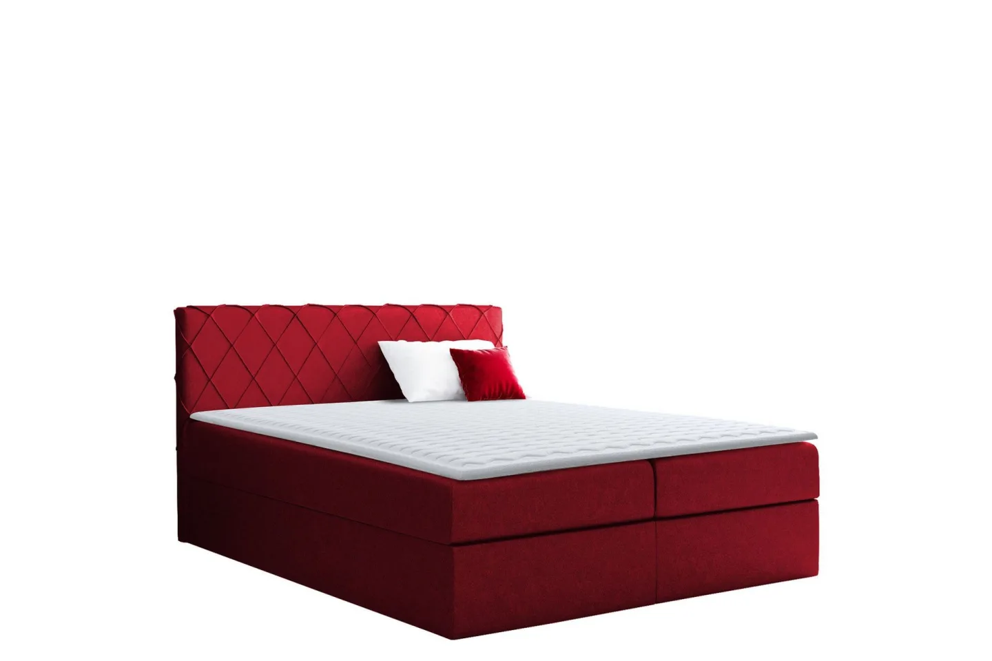 Gabin Sängpaket Kontinentalsäng 200x200 cm - Röd
