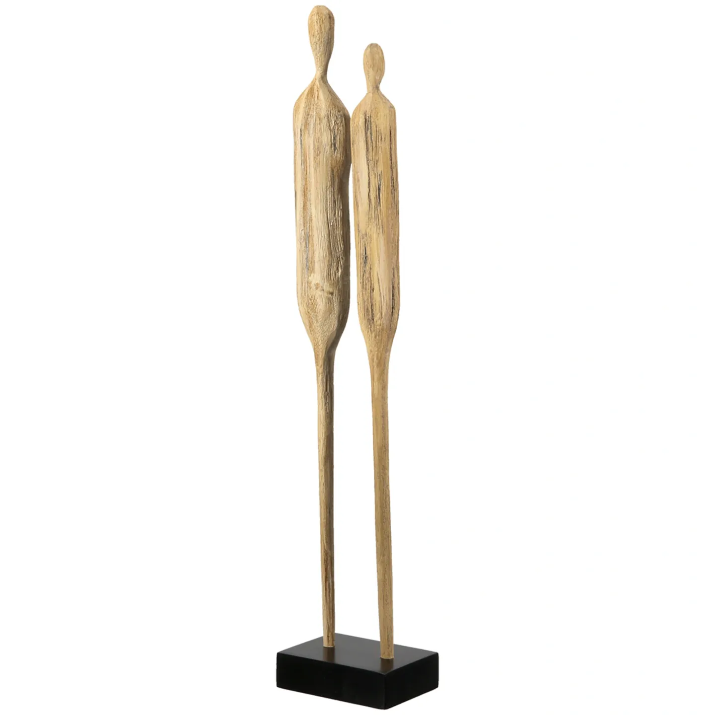 Gilde Figur Person Tow Holz Natur H: 46 cm | Schubiger Möbel