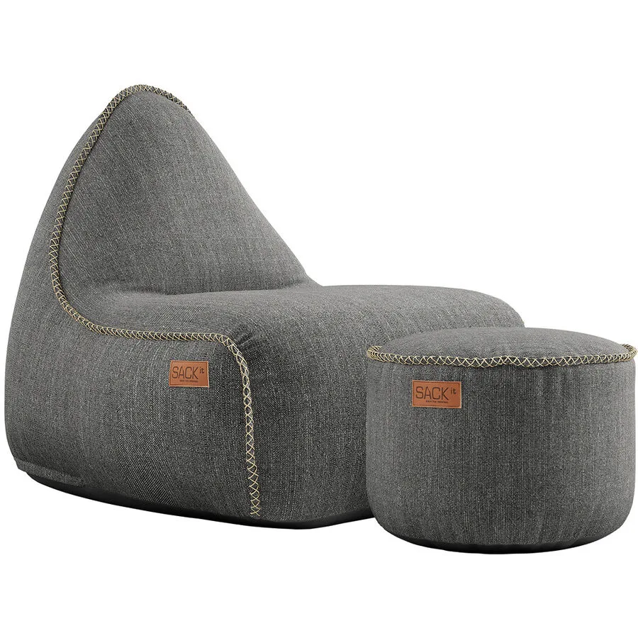 SACKit Sitzsack Cobana grau Polypropylen B 80 cm