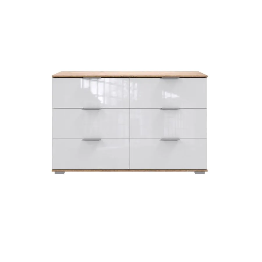 Kommode Peyton C weiss Holzwerkstoff B 130 H 83 cm
