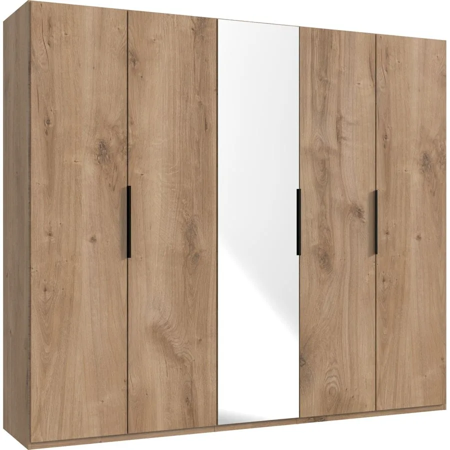 Kleiderschrank Sanko Plankeneiche Holzwerkstoff B 250 cm