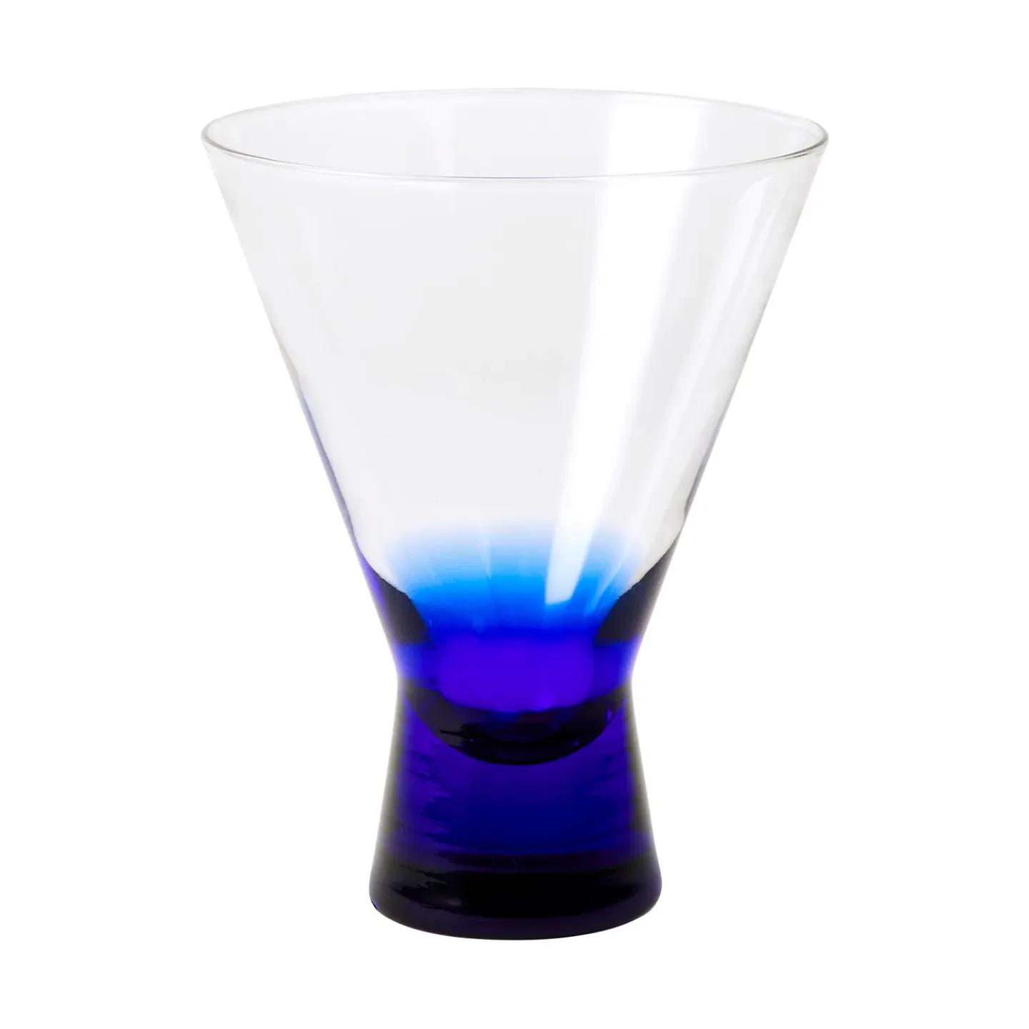 Broste Copenhagen Konus Cocktailglas 20 cl Intense blue