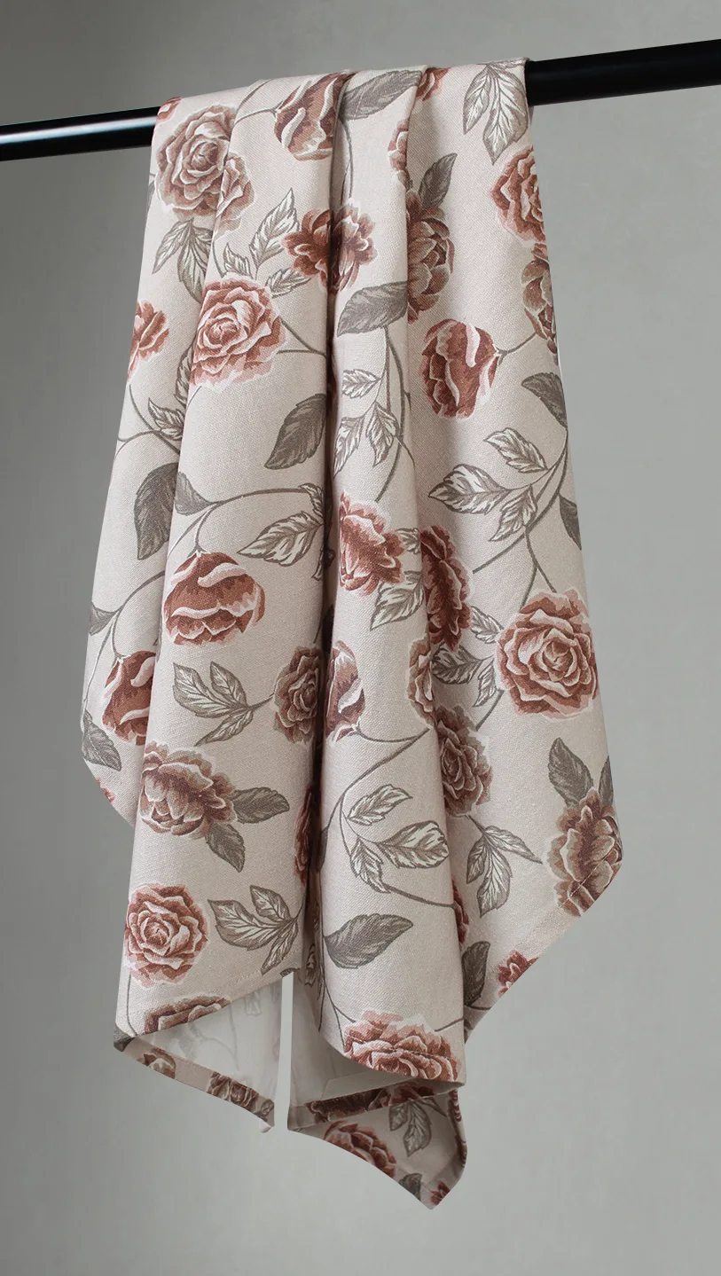 Kjøkkenhåndkle 2-pak - Wreath (rosa) (Størrelse: 50 x 70 cm)