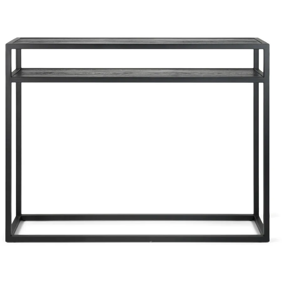Spinder Design Beistelltisch Hesta Schwarz Stahl 120 cm