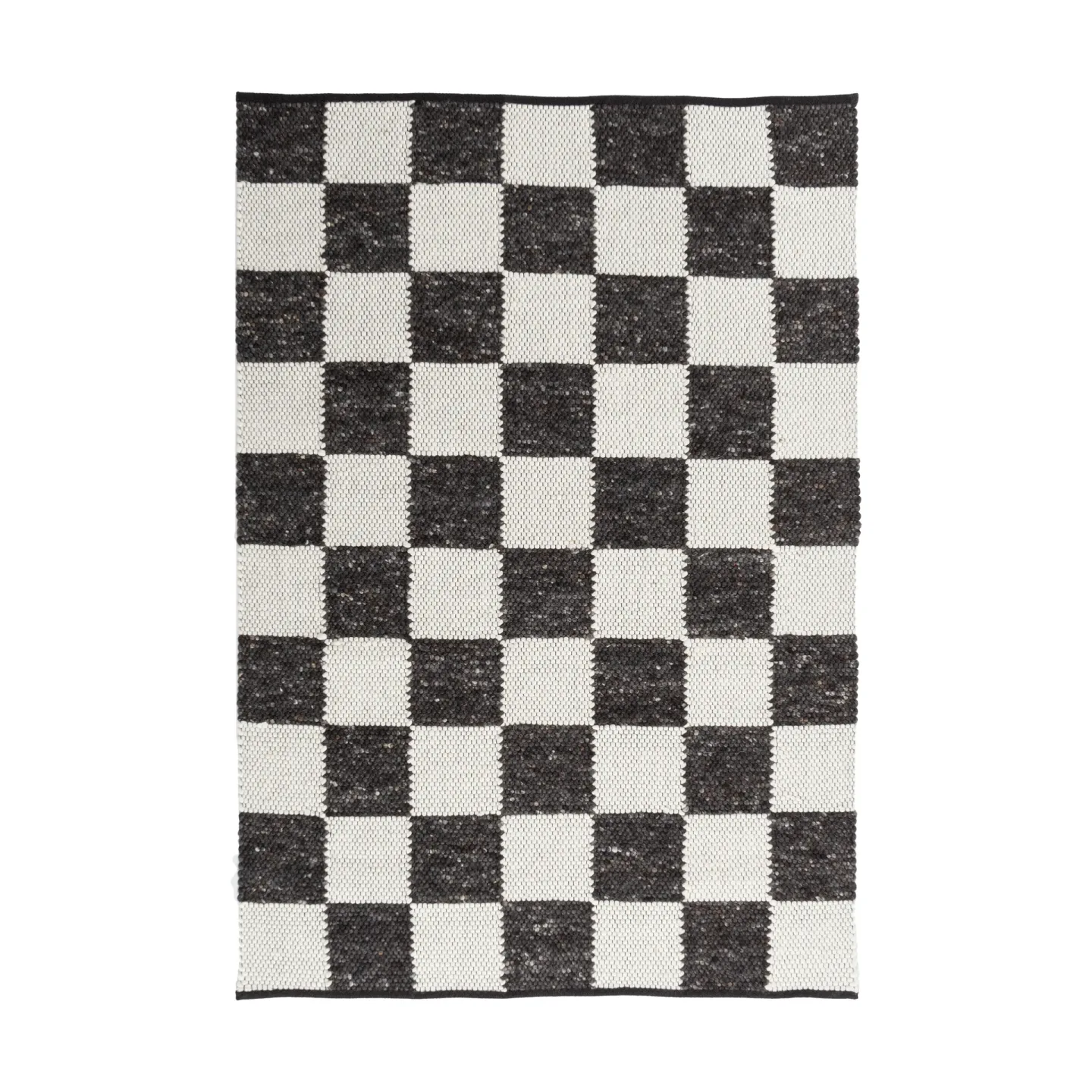 Tisca Gotland Design Teppich Special Edition Anthracite-white nr. 2428, 200x200 cm