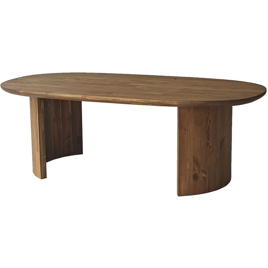 Salontisch Georis Nussbaum 100% Nussbaum Massivholz B 120 T 60 cm