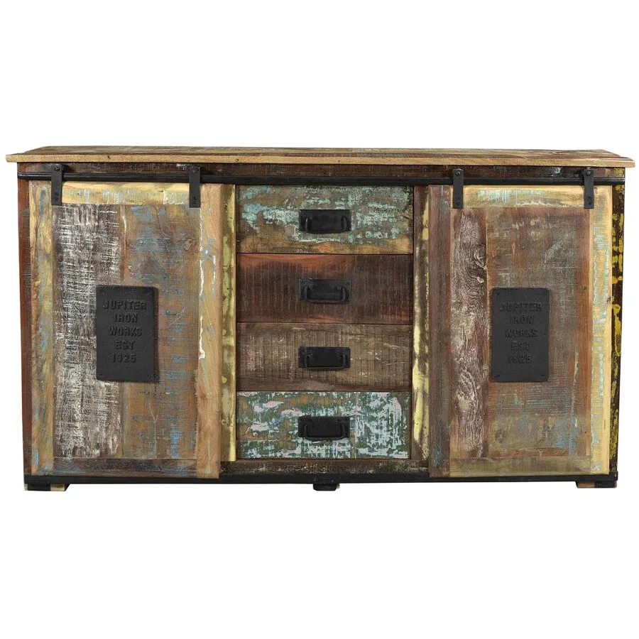 Sideboard Pluto natur Holz B 150 H 81 cm