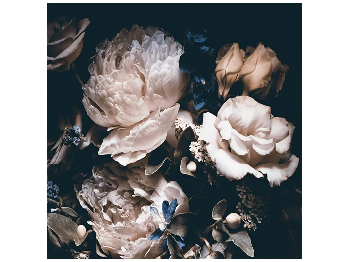 image LAND Digitaldruck auf Glas Hübsches Blumenbouquet 4 | Schubiger Möbel