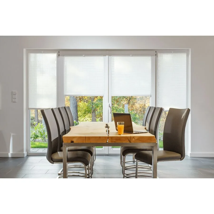 Sun+Shadow Plissee Curtain & more weiss Polyester B 60 cm T 2.5 cm