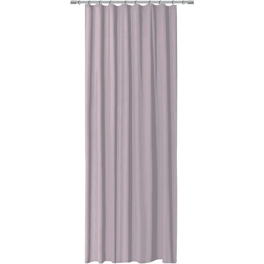 Vorhang Sheila mauve Baumwolle B 135 cm Blickdicht
