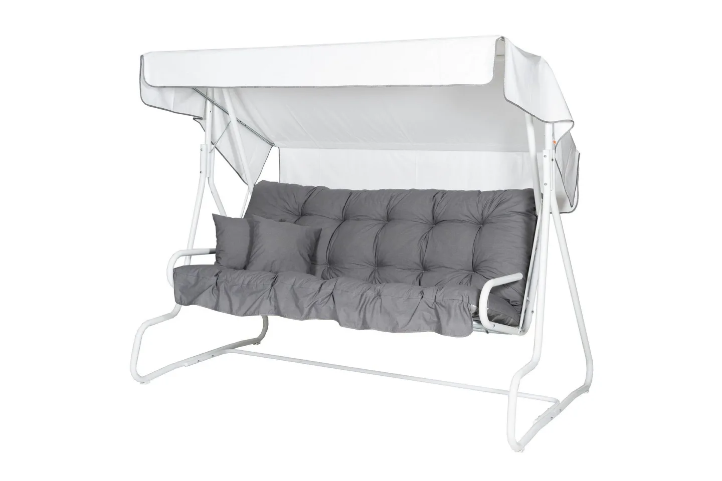 De Luxe Komplett Hammock 196 cm - Vit/Grå
