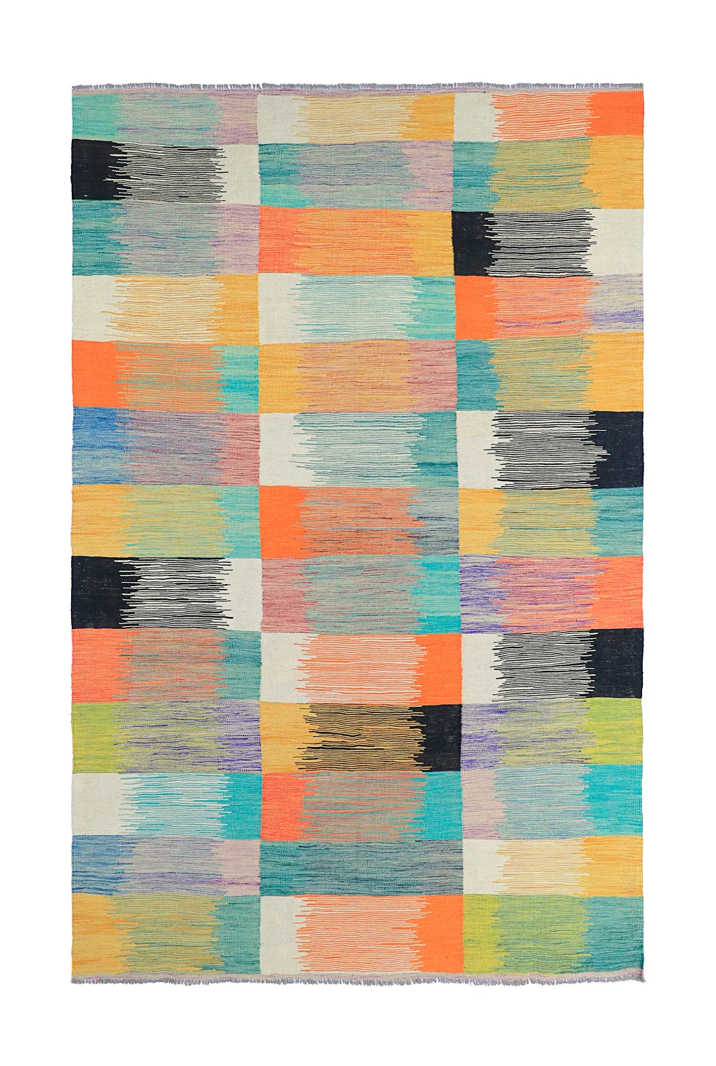 Orientalsk Teppe - Kelim Hand Woven - 197 x 299 cm (Størrelse: 197 x 299 cm)