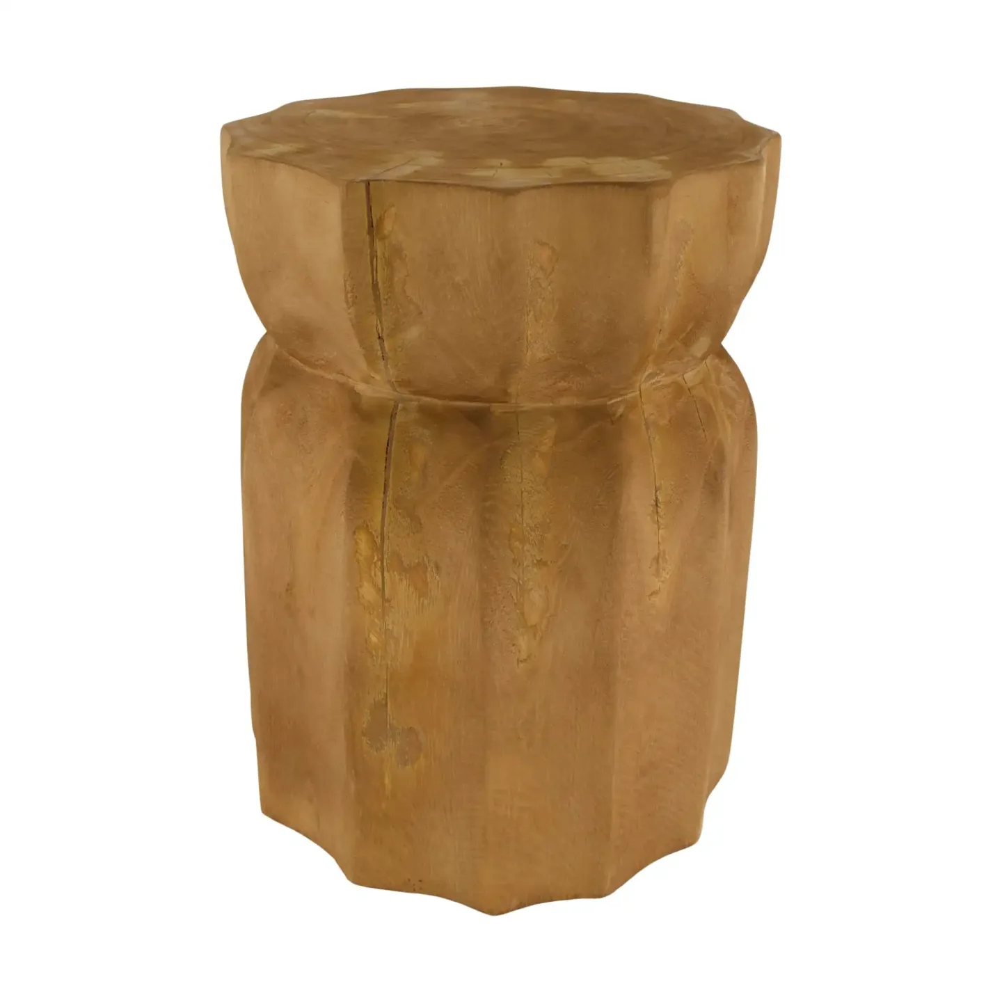Decofinder Beistelltisch Paulownia Holz Braun H: 38 cm | Schubiger Möbel