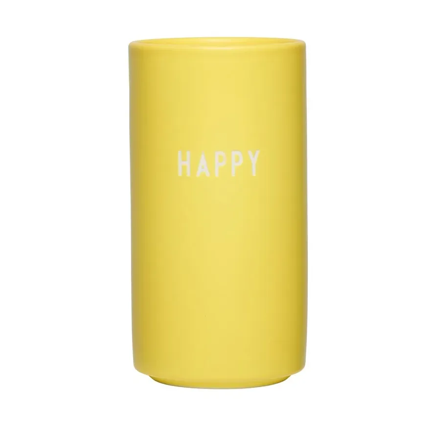 Design Letters Design Letters Favourite Vase Happy