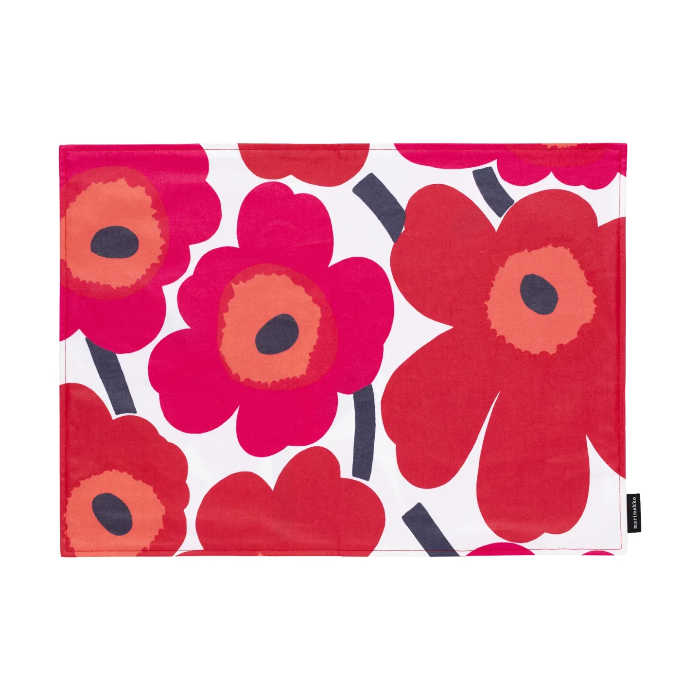 Marimekko Pieni unikko Tischset Acryl White-red