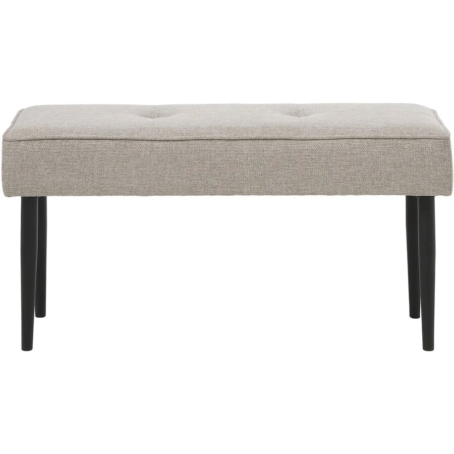 Bank Andris Sand Polyester/Metall B 100 cm