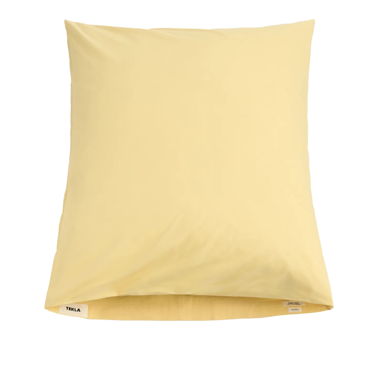 Tekla - Percale Solid Shaded Yellow örngott 50 x 60 cm - Örngott
